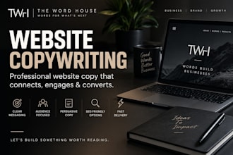 write professional website copy for your business