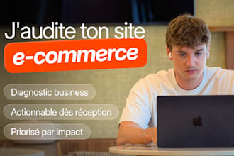 do a complete UX UI audit for your ecommerce website