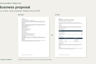 format your word business report proposal or welcome guide