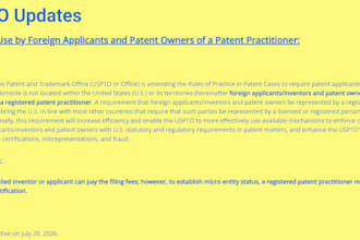 represent you in front of the uspto