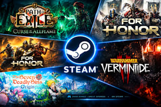 create steam capsule art, game art, steam artwork and game banner
