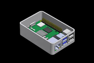 electronics enclosure 3d cad snap fit housing pcb casing injection molding dfm