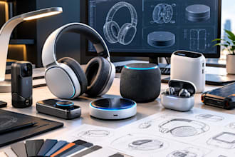 design innovative electronics products and 3d product models