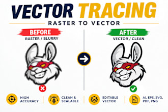 do vector tracing, vectorize image, convert image to vector