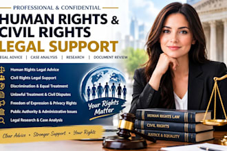 provide human rights legal advice and civil rights legal support