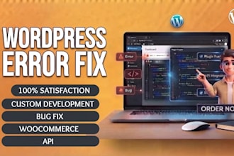 fix wordpress error, bug, or build custom wordpress plugin