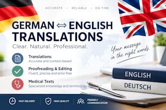 ich übersetze medizinische texte professionell zwischen deutsch und englisch