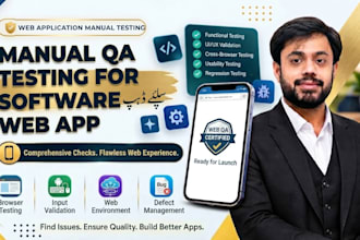 do manual QA testing for software web app