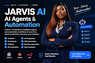 build custom jarvis ai assistant, ai agents and automation