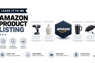 do professional amazon product upload or amazon product listing