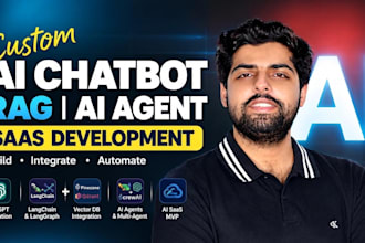 build ai rag chatbot, langchain, lang graph, vector database, multi agent system