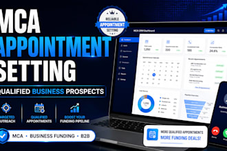provide qualified mca appointment setting and business funding leads