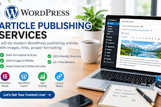 do mordern wordpress publishing articles with images, links, proper formatting