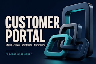 build a custom client portal with membership and admin workflows