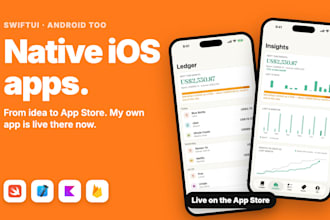 do native ios app development with swiftui and android apps
