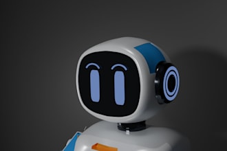 create a custom 3d hard surface model for games and animation