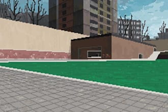 design you an pixel art illustration