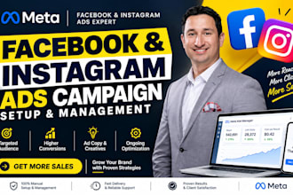 setup and manage meta ads marketing campaigns meta ads manager and facebook ads