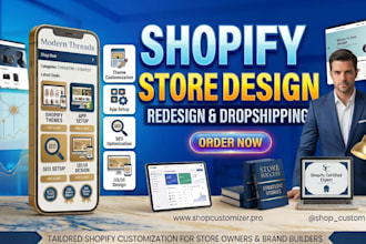 build and customize your shopify store for your business