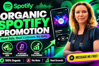 do organic spotify music promotion with real targeted ads