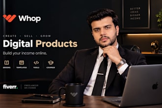 create a professional digital product, ebook or PDF guide for your whop