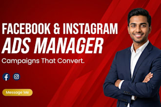 run you facebook and instagram ads as your meta ads specialist