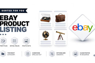 do ebay listing, ebay product listing, ebay product upload, ebay lister