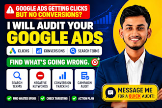 audit your google ads for clicks but no conversions