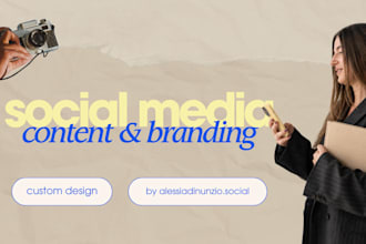 create social media content and strategies