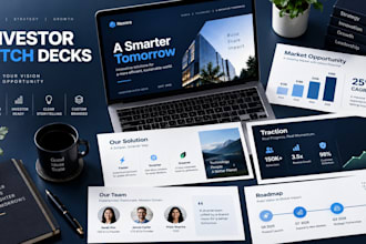 design pitch decks investors presentation startup decks business slides