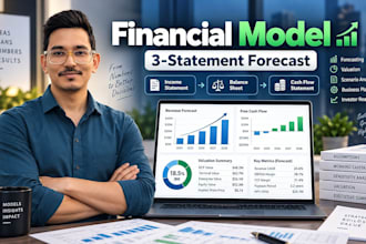 build a 3 statement financial model and forecast in excel