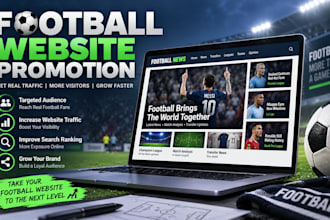 promote your football website with SEO and digital marketing