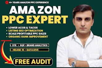 optimize amazon PPC, lower acos, tacos and scale profitable sales