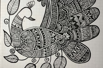 draw custom intricate mandala  art for you