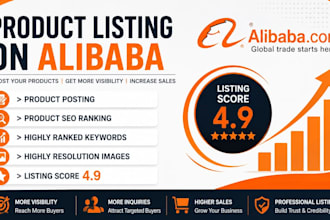 do product listing on alibaba with cheap rates bulk posting