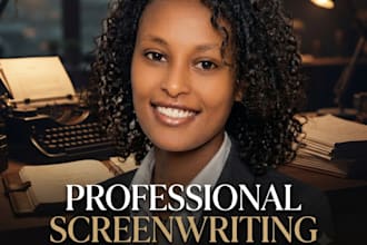 write professional screenplays and scripts