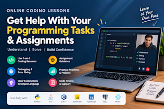 help with programming assignments, coding tasks and debugging