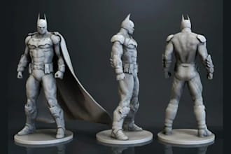 sculpt custom 3d printable miniatures, figurines and character stl files