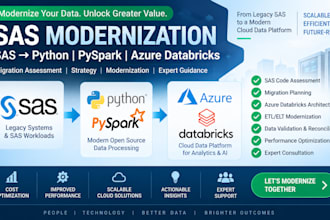 migrate SAS code to python pyspark and azure databricks