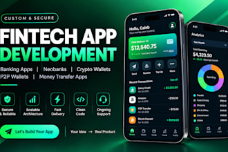 develop fintech app money transfer app loan app neobank app p2p digital wallet