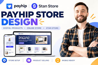 design payhip website payhip store to sell digital products online stan store