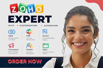 zoho crm setup zoho campaigns zoho sites zoho book zoho desk zoho form