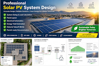 design and calculate your solar pv system and electrical load