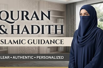 provide quran and hadith based islamic guidance and consultation
