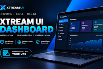 install, configure xtream ui, xui one server on your vps