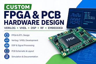 design custom fpga verilog vhdl dsp rf and pcb hardware systems
