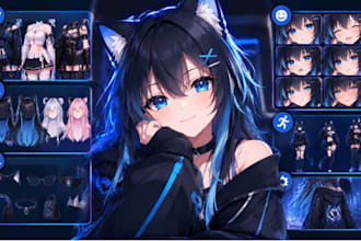 customize your vrchat avatar with clothes, hair, accessories and animations