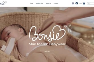 design wix ecommerce store, wix website or dropshipping store