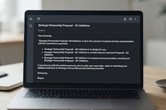 write professional business email replies and corporate communications