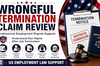 review USA wrongful termination claims and provide employment dispute guidance